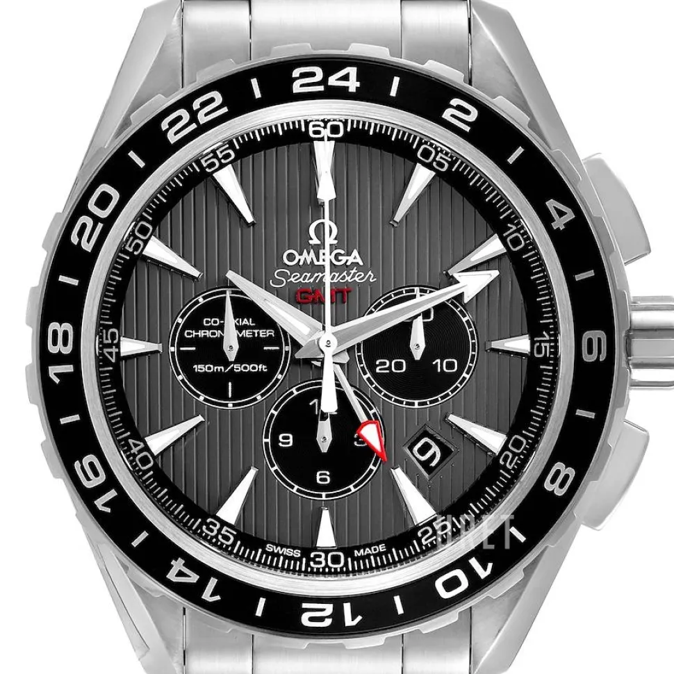 Seamaster Aqua Terra Chronograph Grå/Stål Ø44 mm