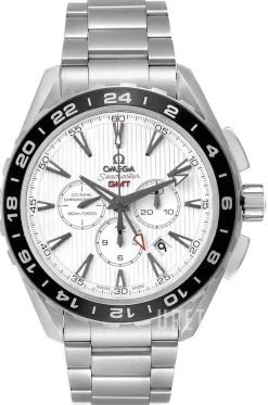 Seamaster Aqua Terra Chronograph Vit/Stål Ø44 mm