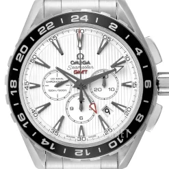 Seamaster Aqua Terra Chronograph Vit/Stål Ø44 mm