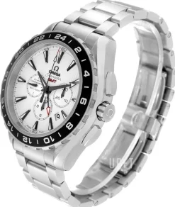 Seamaster Aqua Terra Chronograph Vit/Stål Ø44 mm