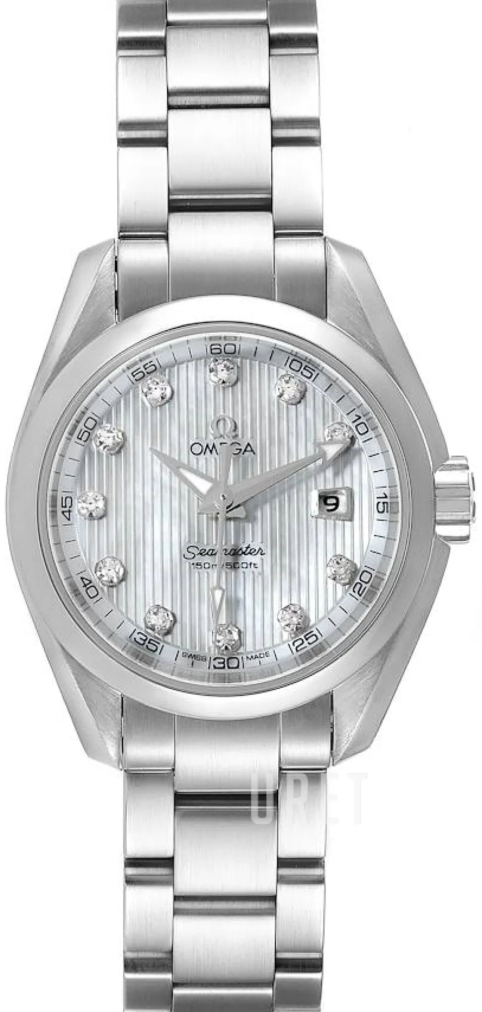 Seamaster Aqua Terra Jewellery Silverfärgad/Stål Ø30 mm