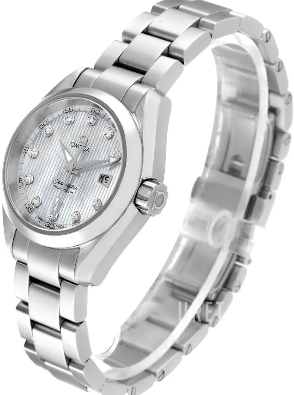 Seamaster Aqua Terra Jewellery Silverfärgad/Stål Ø30 mm