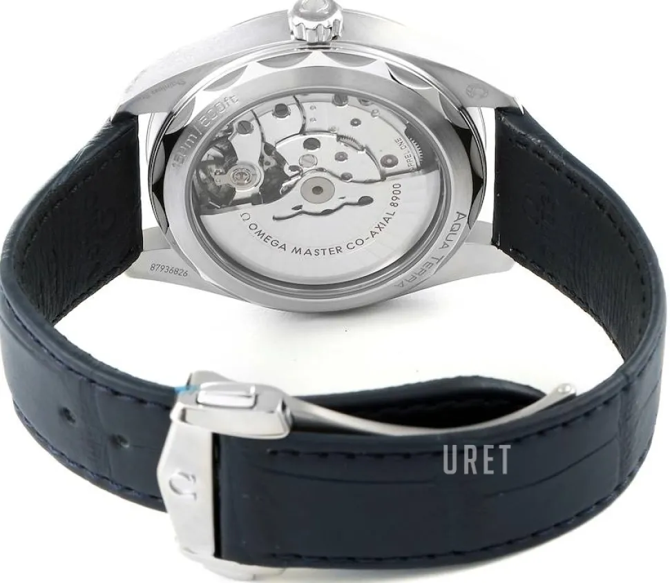 Seamaster Aqua Terra 150M Blå/Läder Ø41 mm