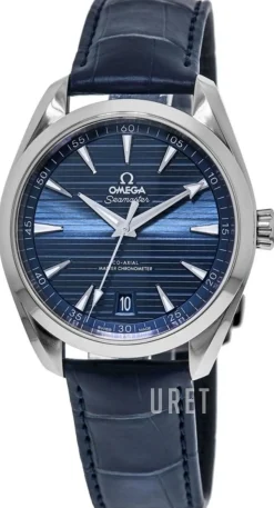 Seamaster Aqua Terra 150M Blå/Läder Ø41 mm