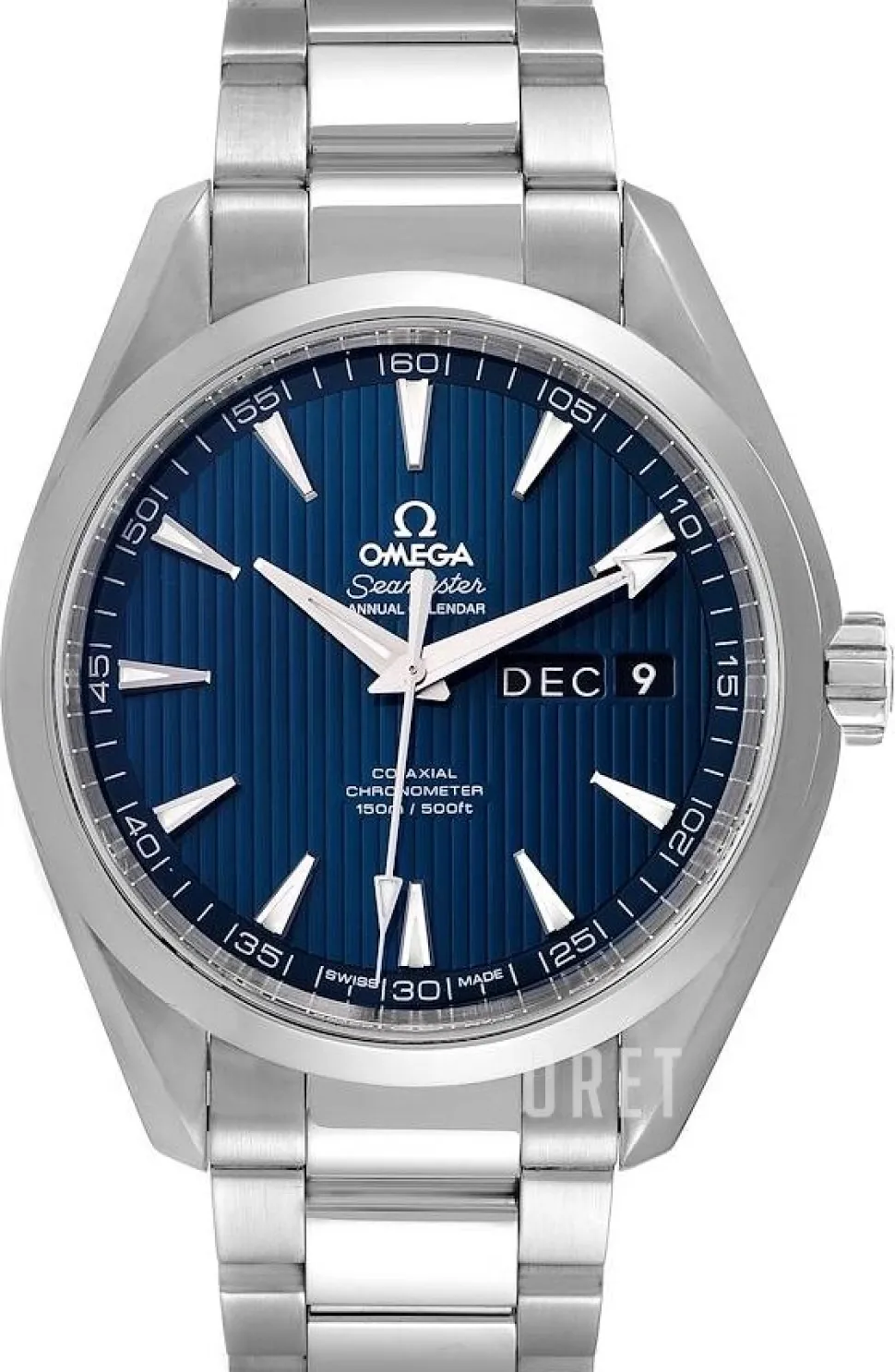 Seamaster Aqua Terra 150m Co-Axial Annual Calendar 43mm Blå/Stål Ø43 mm