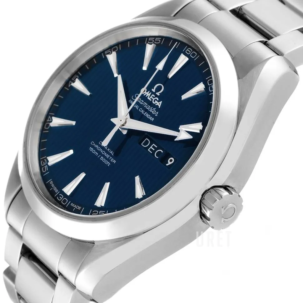 Seamaster Aqua Terra 150m Co-Axial Annual Calendar 43mm Blå/Stål Ø43 mm