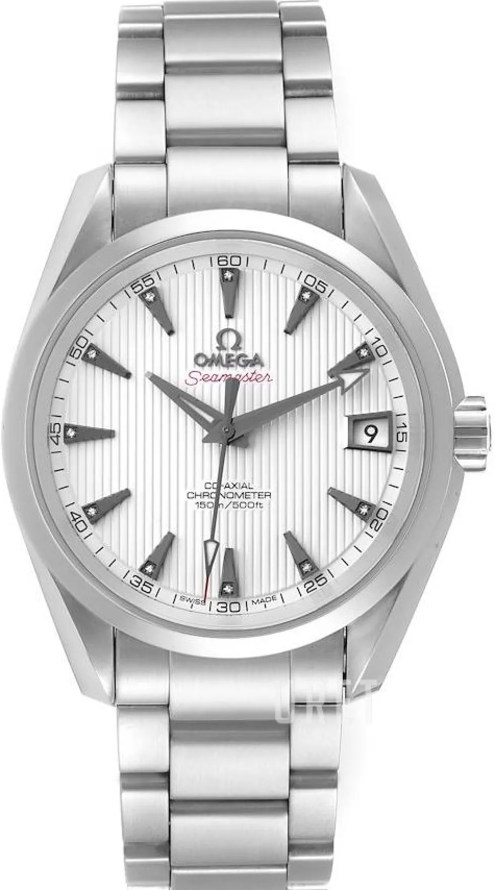 Seamaster Aqua Terra 150m Co-Axial 38.5mm Vit/Stål Ø38.5 mm