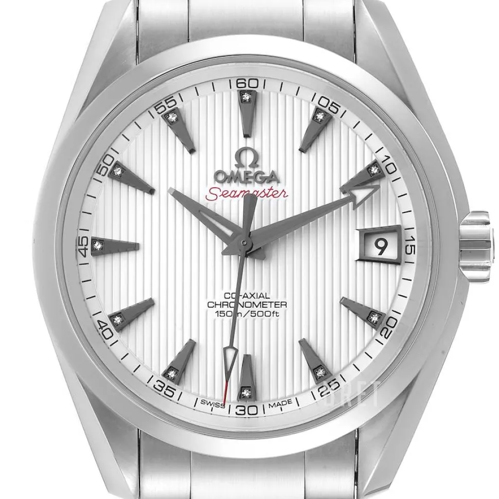 Seamaster Aqua Terra 150m Co-Axial 38.5mm Vit/Stål Ø38.5 mm