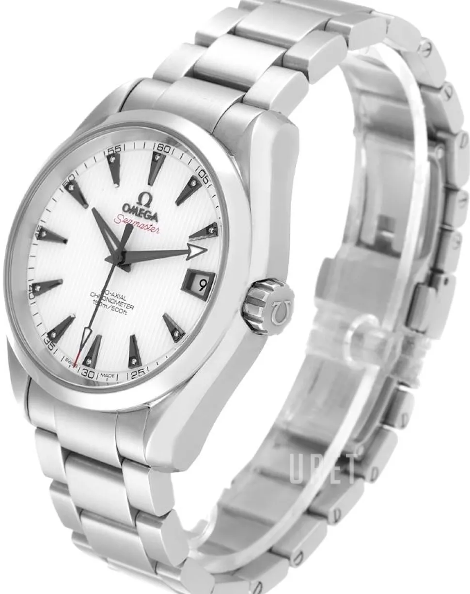 Seamaster Aqua Terra 150m Co-Axial 38.5mm Vit/Stål Ø38.5 mm