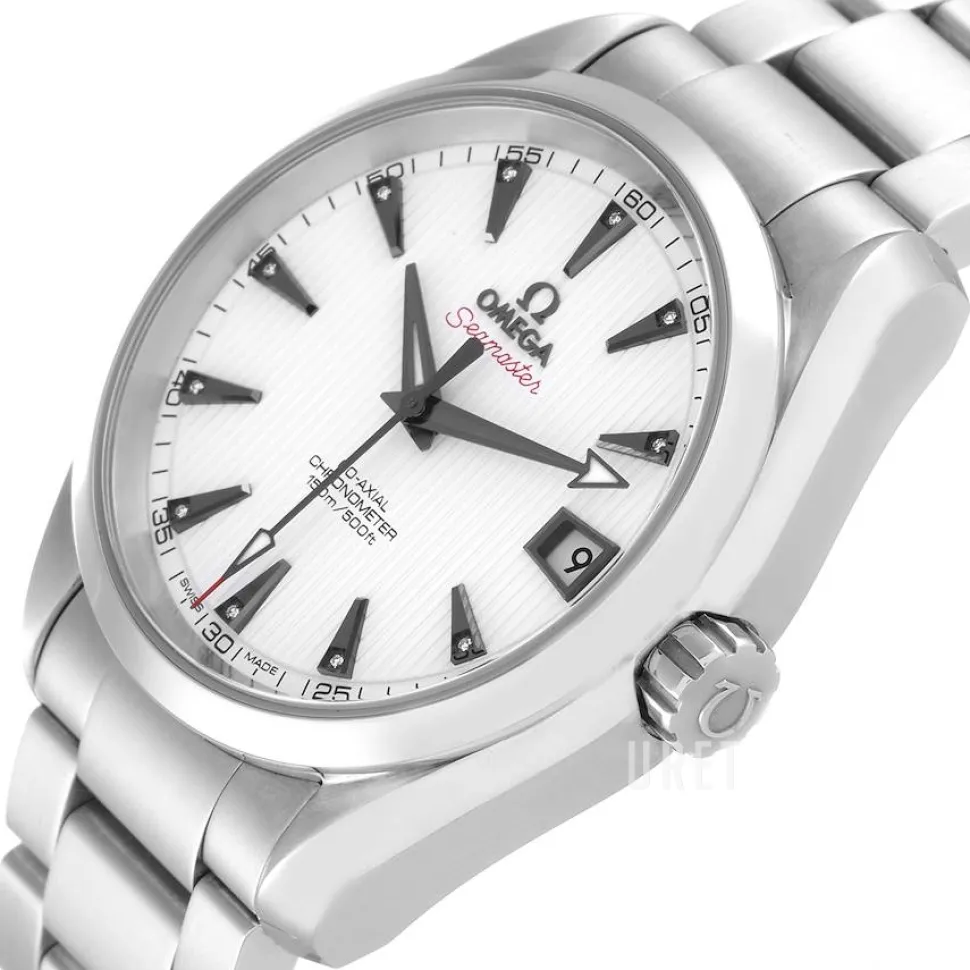 Seamaster Aqua Terra 150m Co-Axial 38.5mm Vit/Stål Ø38.5 mm