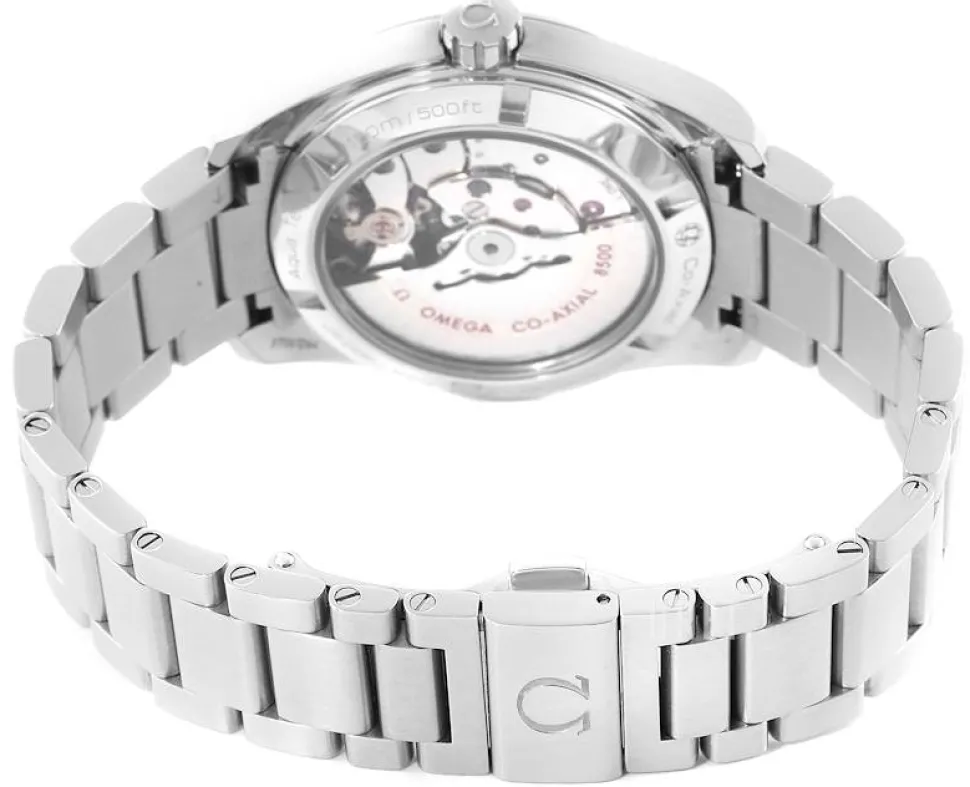 Seamaster Aqua Terra 150m Co-Axial 38.5mm Vit/Stål Ø38.5 mm