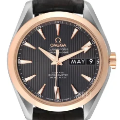 Seamaster Aqua Terra 150m Co-Axial Annual Calendar 38.5mm Brun/Läder Ø38.5 mm