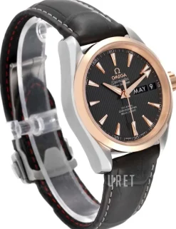 Seamaster Aqua Terra 150m Co-Axial Annual Calendar 38.5mm Brun/Läder Ø38.5 mm