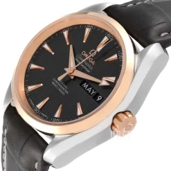 Seamaster Aqua Terra 150m Co-Axial Annual Calendar 38.5mm Brun/Läder Ø38.5 mm