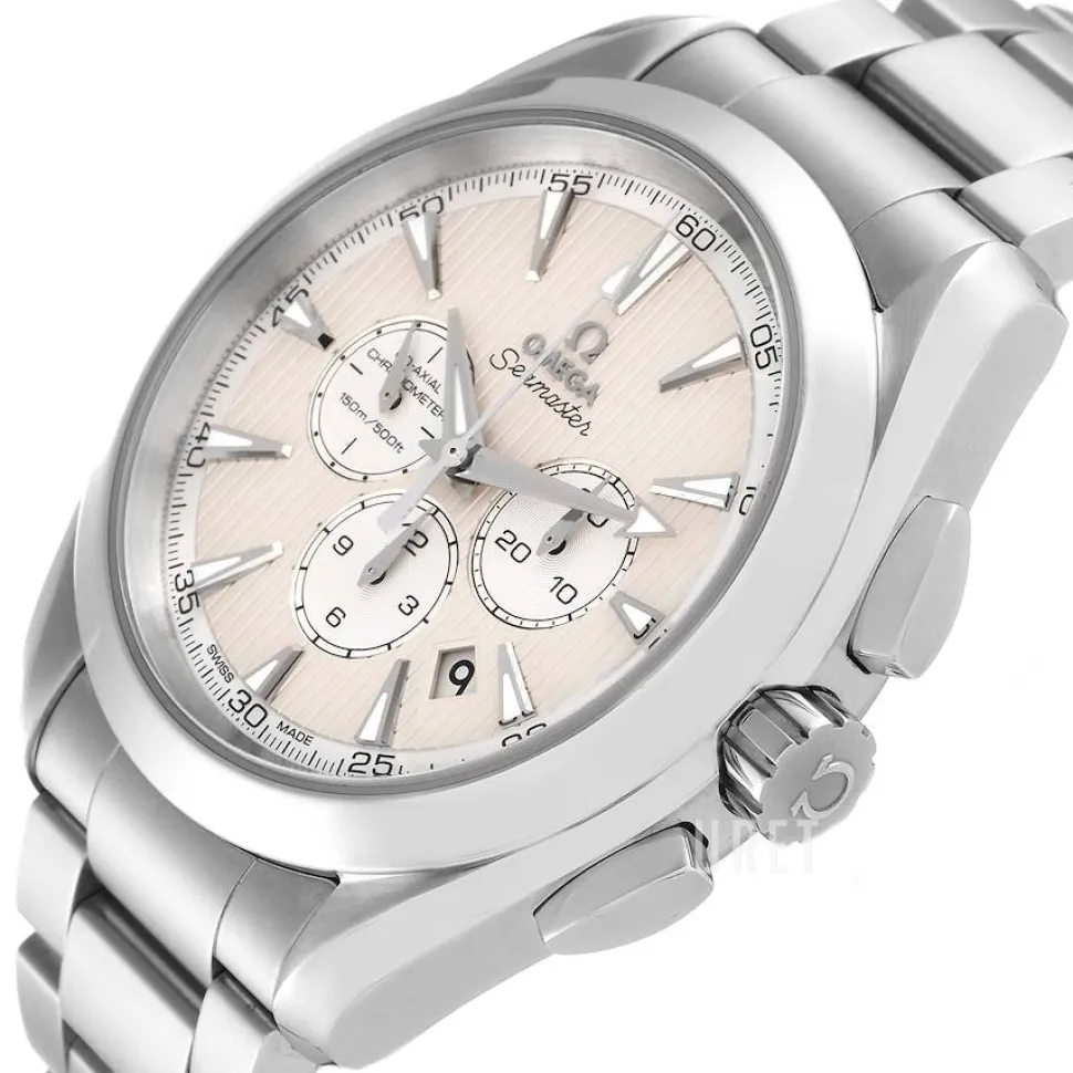 Seamaster Aqua Terra 150m Co-Axial Chronograph 44mm Antikvit/Stål Ø44 mm