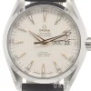 Seamaster Aqua Terra 150m Co-Axial Annual Calendar 43mm Silverfärgad/Läder Ø43 mm