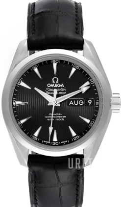 Seamaster Aqua Terra 150m Co-Axial Annual Calendar 38.5mm Svart/Läder Ø38.5 mm