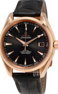 Seamaster Aqua Terra 150m Co-Axial 41.5mm Brun/Läder Ø42 mm