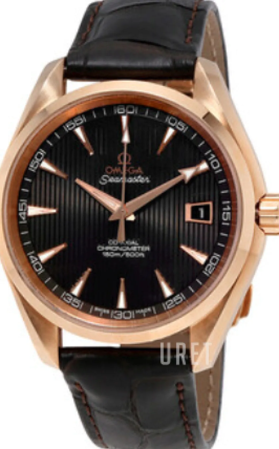 Seamaster Aqua Terra 150m Co-Axial 41.5mm Brun/Läder Ø42 mm