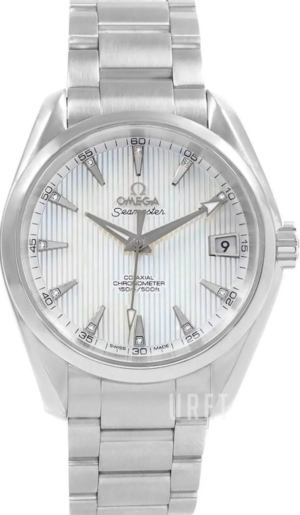 Seamaster Aqua Terra 150m Co-Axial 38.5mm Vit/Stål Ø38.5 mm