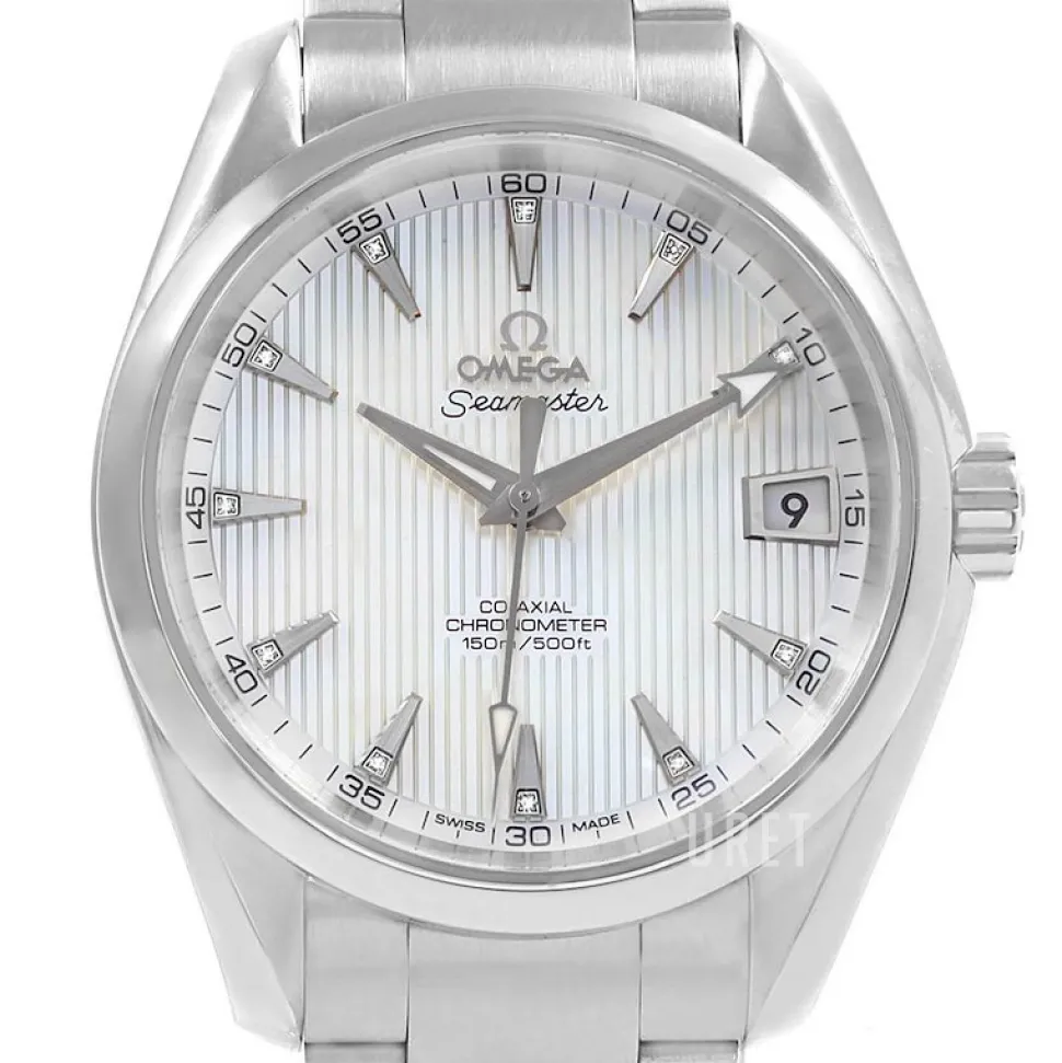 Seamaster Aqua Terra 150m Co-Axial 38.5mm Vit/Stål Ø38.5 mm