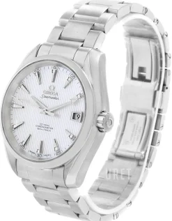 Seamaster Aqua Terra 150m Co-Axial 38.5mm Vit/Stål Ø38.5 mm