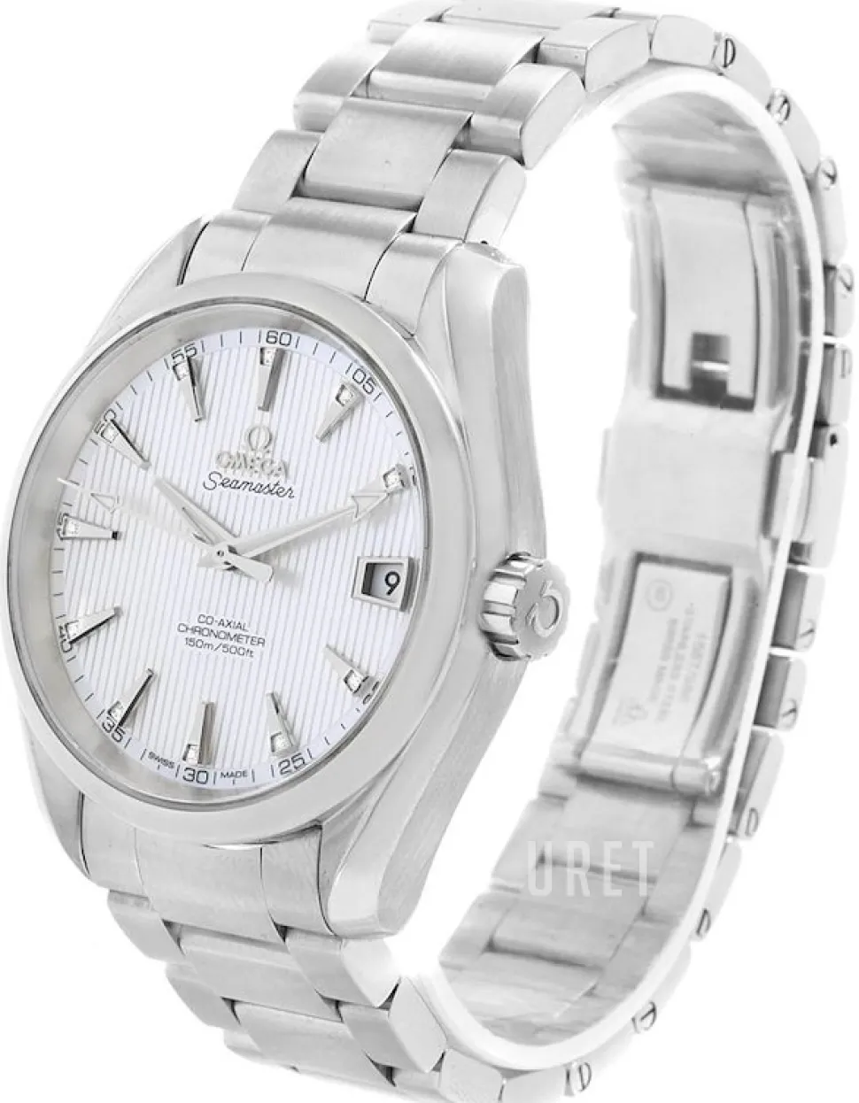 Seamaster Aqua Terra 150m Co-Axial 38.5mm Vit/Stål Ø38.5 mm