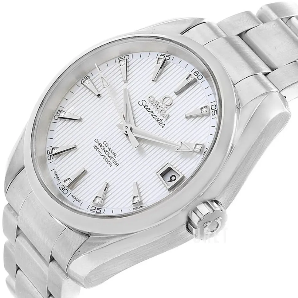 Seamaster Aqua Terra 150m Co-Axial 38.5mm Vit/Stål Ø38.5 mm