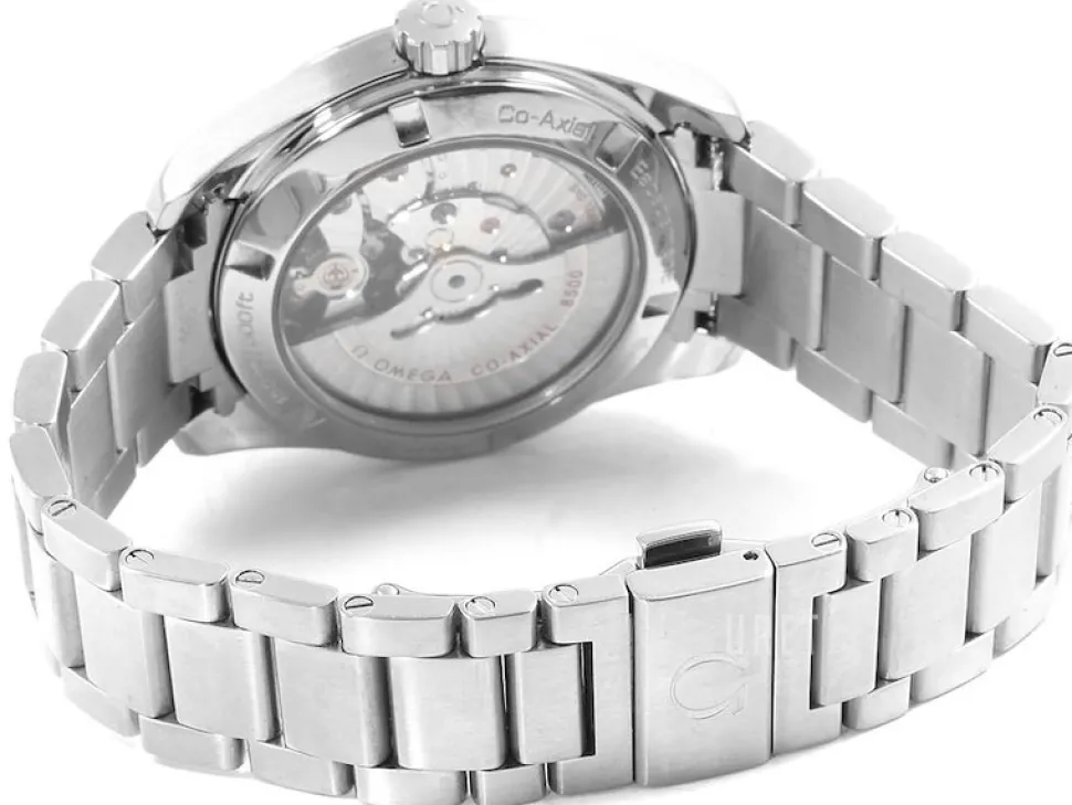 Seamaster Aqua Terra 150m Co-Axial 38.5mm Vit/Stål Ø38.5 mm