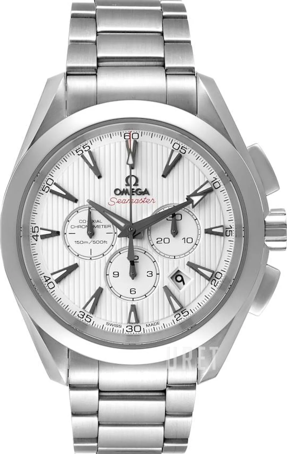 Seamaster Aqua Terra 150m Co-Axial Chronograph 44mm Vit/Stål Ø44 mm