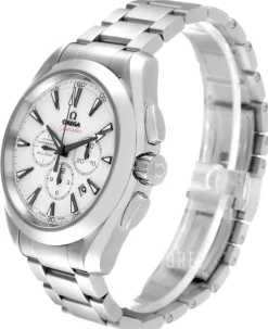 Seamaster Aqua Terra 150m Co-Axial Chronograph 44mm Vit/Stål Ø44 mm