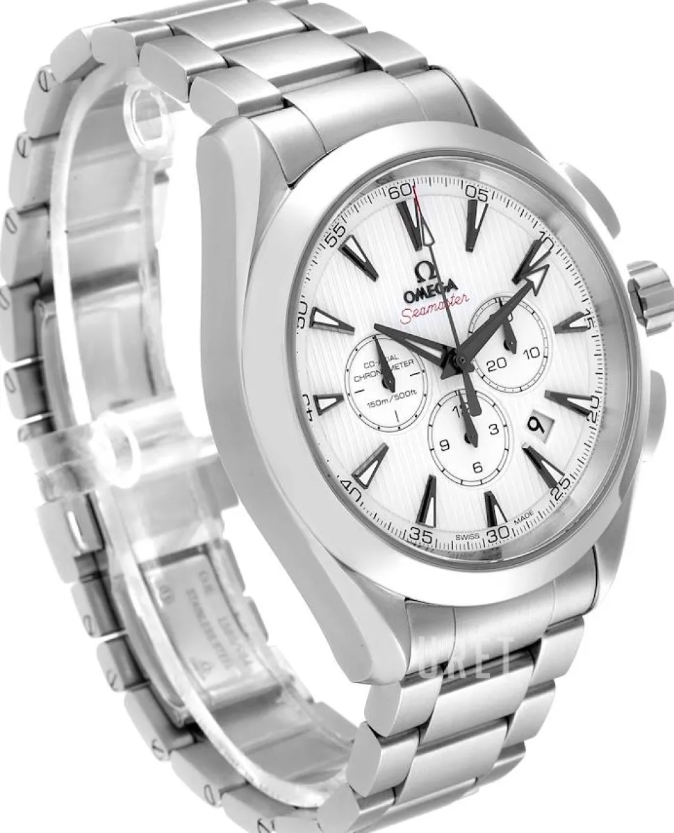 Seamaster Aqua Terra 150m Co-Axial Chronograph 44mm Vit/Stål Ø44 mm