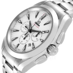 Seamaster Aqua Terra 150m Co-Axial Chronograph 44mm Vit/Stål Ø44 mm