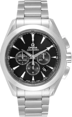 Seamaster Aqua Terra 150m Co-Axial Chronograph 44mm Svart/Stål Ø44 mm