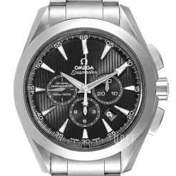 Seamaster Aqua Terra 150m Co-Axial Chronograph 44mm Svart/Stål Ø44 mm