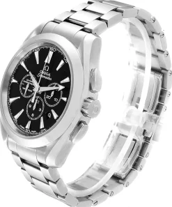 Seamaster Aqua Terra 150m Co-Axial Chronograph 44mm Svart/Stål Ø44 mm