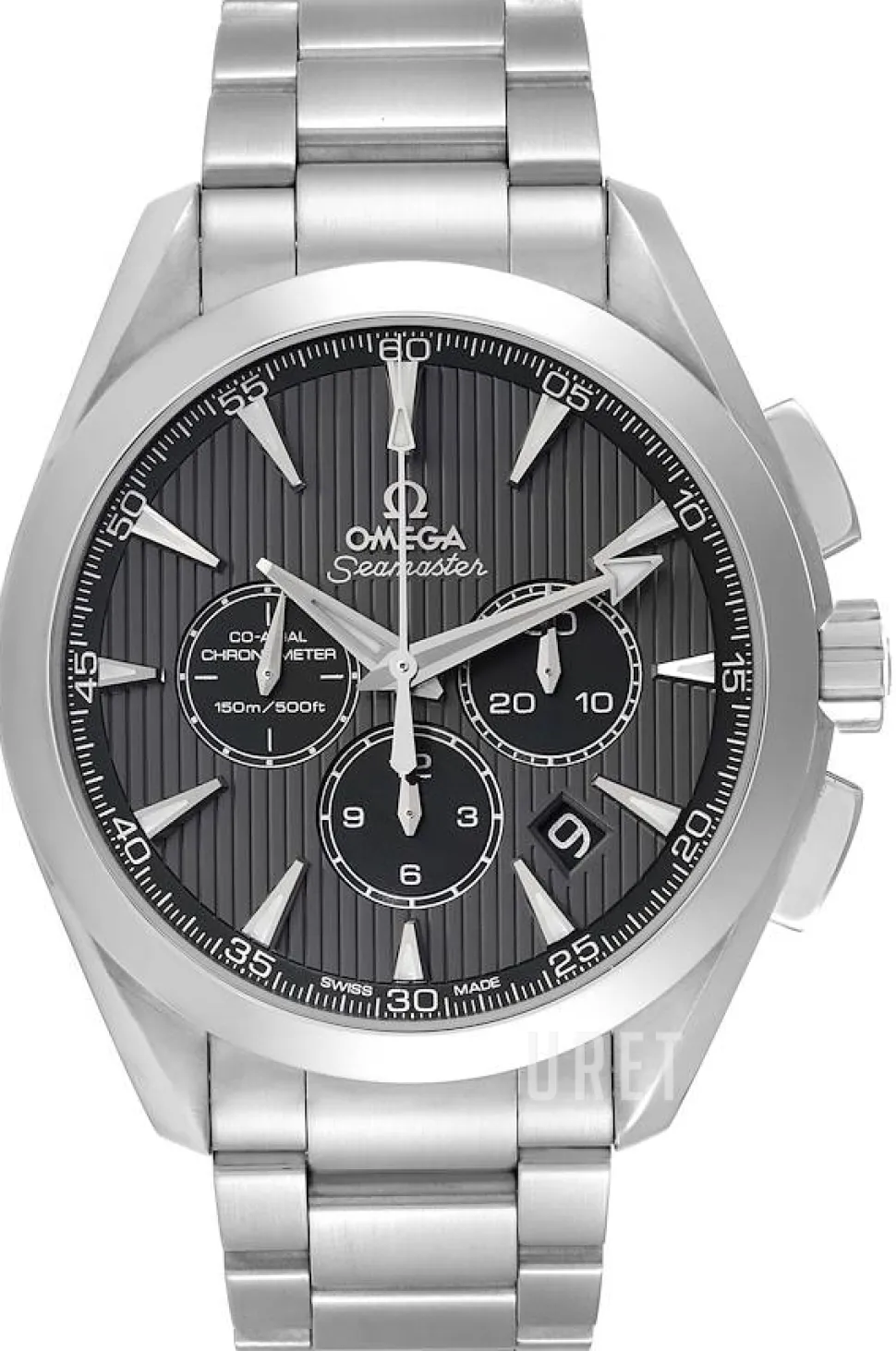Seamaster Aqua Terra 150m Co-Axial Chronograph 44mm Grå/Stål Ø44 mm
