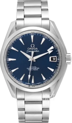 Seamaster Aqua Terra 150m Co-Axial 38.5mm Blå/Stål Ø38.5 mm