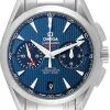 Seamaster Aqua Terra 150m Co-Axial Chronograph GMT 43mm Blå/Stål Ø43 mm