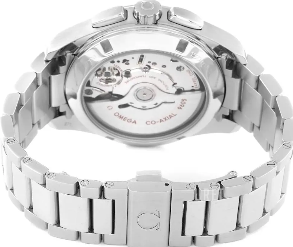 Seamaster Aqua Terra 150m Co-Axial Chronograph GMT 43mm Blå/Stål Ø43 mm