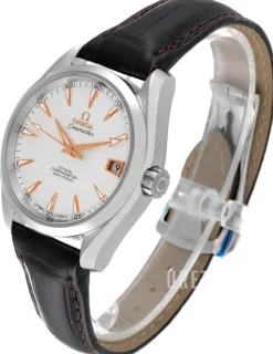 Seamaster Aqua Terra 150m Co-Axial 38.5mm Silverfärgad/Läder Ø38.5 mm