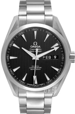 Seamaster Aqua Terra 150m Co-Axial Annual Calendar 43mm Svart/Stål Ø43 mm