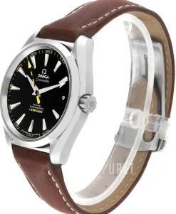 Seamaster Aqua Terra 150m Co-Axial 41.5mm Svart/Läder Ø41.5 mm