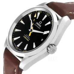 Seamaster Aqua Terra 150m Co-Axial 41.5mm Svart/Läder Ø41.5 mm