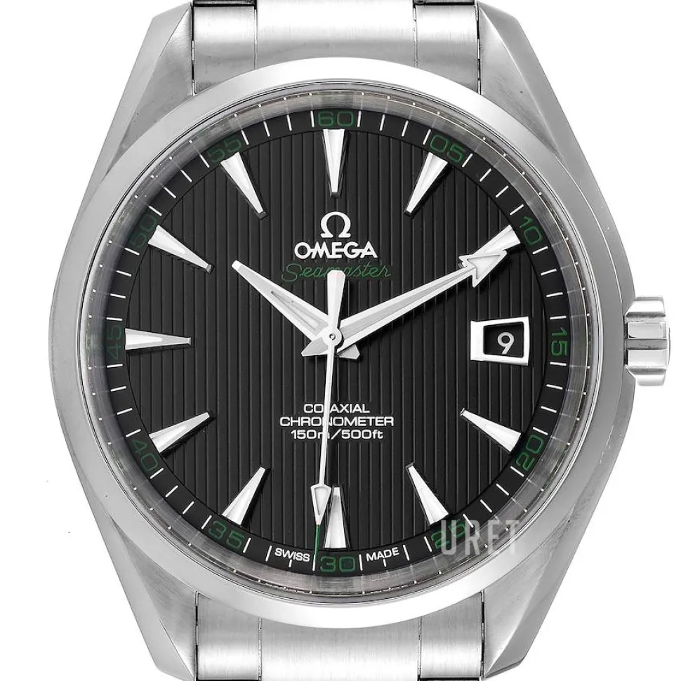 Seamaster Aqua Terra 150m Co-Axial 41.5mm Golf Svart/Stål Ø41.5 mm