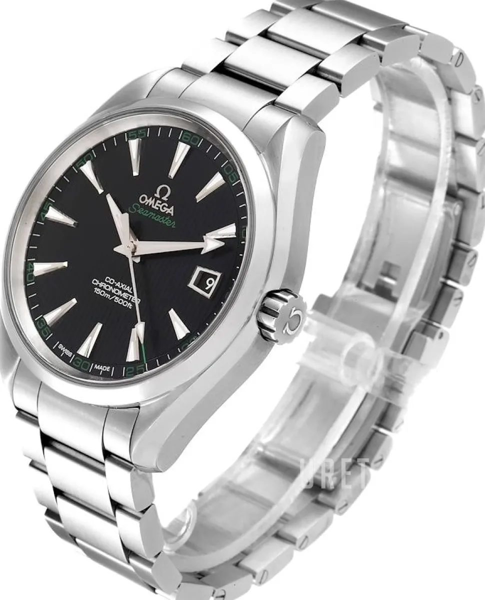 Seamaster Aqua Terra 150m Co-Axial 41.5mm Golf Svart/Stål Ø41.5 mm