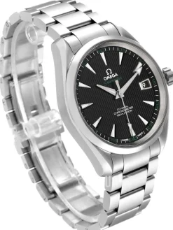 Seamaster Aqua Terra 150m Co-Axial 41.5mm Golf Svart/Stål Ø41.5 mm