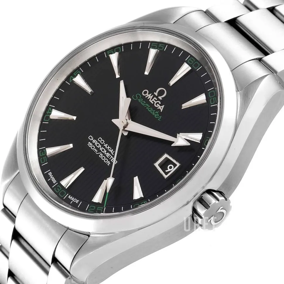 Seamaster Aqua Terra 150m Co-Axial 41.5mm Golf Svart/Stål Ø41.5 mm