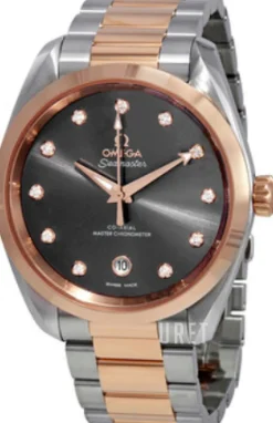 Seamaster Aqua Terra 150M Grå/18 karat roséguld Ø38 mm