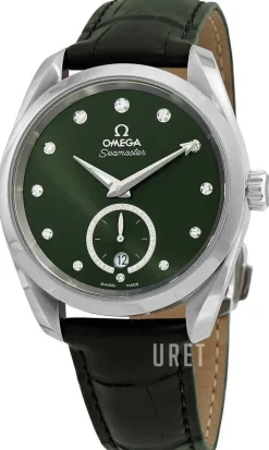 Seamaster Aqua Terra 150M Grön/Läder Ø38 mm